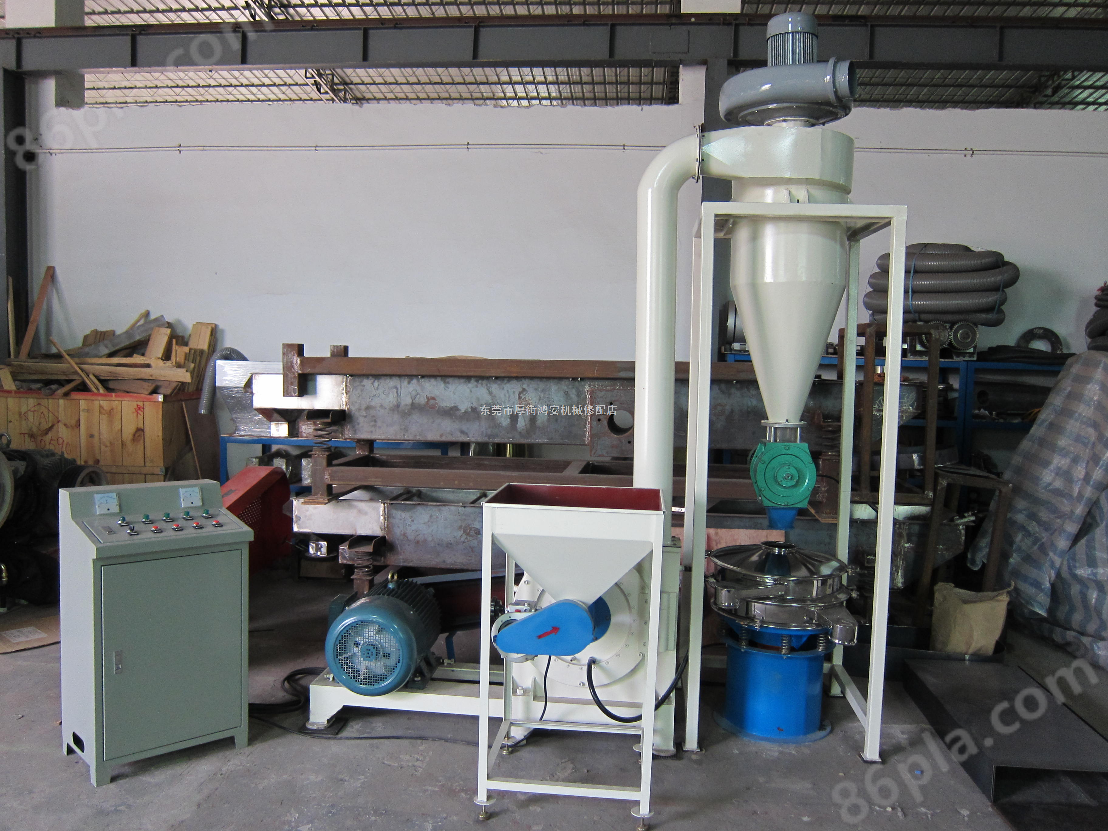 供应PVC磨粉机/微粉塑料磨粉机-东莞市鸿安机械生产四川磨粉机